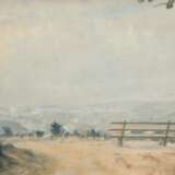 Bizer, Emil (1881 Pforzheim-1957 Badenweiler) "Sophienruhe 1942", Öl/ Platte, sign. u.r., 40x59 cm, Rahmen - Foto 1