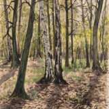 Kanka, Rudolf (1899 Böhmisch-Leipa- 1988 Meißen) "Maimorgen", Aquarell/Papier, signiert und datiert '77 u.r.., rücks. betitelt, 48x36 cm, ungerahmt (Kanka studierte an der Akademie für Bildende Künste Dresden u… - Foto 1