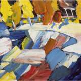 Buss, Valdis (1924 Balvi/Lettland-2014) "Am See", Öl/Mp., sign. u. dat. '84 u.r., rücks. bez., 49x70 cm, Rahmen - Foto 1