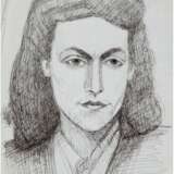 Diener, Rolf (1906 Gößnitz-1988 Hamburg) "Frauenporträt", Zeichnung, sign. u.r., Knickfalten am linken oberen und unteren rechten Rand, 44x28,5 cm, ungerahmt (Maler und Grafiker, seit 1910 in Hamburg ansässig, … - photo 1