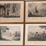 8 Alte Kupferstiche, dabei "Friedrich der Große", "In der Schlacht bey Kunersdorf sagte der König..." u.a., zum Teil fleckig, jeweils 23,5x29 cm, hinter Glas und Rahmen - photo 1