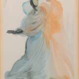 Dali, Salvador (1904 Figueres, Katalonien-1989 Figueres) aus "Göttliche Komödie", Farbholzschnitt, 88/ 150, 24x18 cm, im Passepartout hinter Glas und Rahmen (spanischer Maler, Grafiker, Schriftsteller, Bildhaue… - photo 1