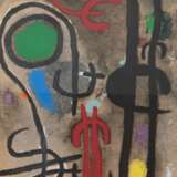 Miro, Joan (1893 Barcelona-1983 Palma) "Abstrakt", Farblitho., 434/2000, Stempelsignatur, 32,5x23 cm, hinter Glas und Rahmen (Er war ein spanisch-katalanischer Maler, Grafiker, Bildhauer und Keramiker. Seine fr… - photo 1