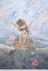 Görbing, Dieter (Georgsmarienhütte b. Osnabrück) &quot;... und dennoch eine kurze Zeit&quot;, Farblitho, handsign. und dat. `99 u.r., 210/300 Exemplaren, 48x33,5 cm
