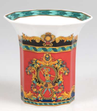 Kerzenleuchter, Rosenthal, aus der Versace-Kollektion "Le Roi Soleil", 1-kerzig, H. 7,5 cm - photo 1