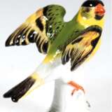 Meissen-Figur "Zeisig", Press-Nr. C. 103x, polychrom bemalt, 1. Wahl, H. 9,3 cm - photo 1