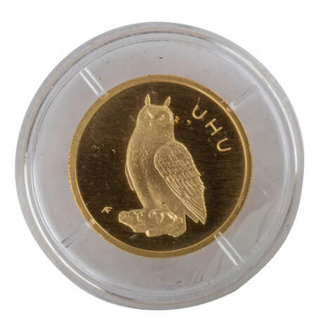 BRD/GOLD - 3 x 20 Euro Goldmünzen, Serie Heimische Vögel, - фото 2