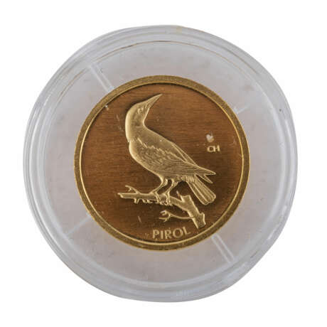 BRD/GOLD - 3 x 20 Euro Goldmünzen, Serie Heimische Vögel, - фото 3