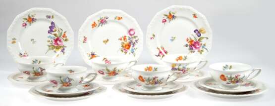 6 Teegedecke, Rosenthal, Maria bunt - фото 1