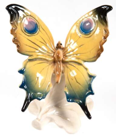 Figur "Schmetterling", Ens, polychrom bemalt, H. 8,5 cm - photo 1