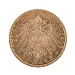 Preussen/GOLD - 2 x 20 Mark und 1 x 10 Mark,