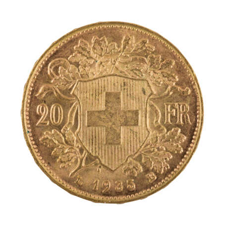 Schweiz/GOLD - 2 x 20 Franken und 1 x 10 Franken, - photo 3