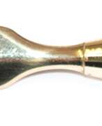 Silberwaren. Brieföffner, vergoldet, grün-schwarz marmorierte Emaille, Länge des Griffes ca. 8,5 cm Gesamtlänge ca. 19 cm, 42 g,