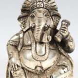 Figur "Ganesha", Silber geprüft, geschlossener Boden, Ges.-Gew. 179,7 g, H. 11 cm - photo 1