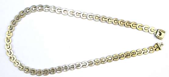 Collier, 925er Silber, geometrische Glieder, Gew. 70 g, L. 42 cm, B. 09, cm - фото 1