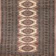 Teppich, beige/braun ornamental gemustert, Ecke defekt, Reinigung empfohlen, 155x97 cm - Now at the auction