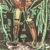Lithograph by Robert Combas (1957-). Signed and Numbered 4390 21th century - photo 2