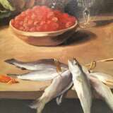 Large Still Life with Fish Oil-on-Canvas in Gilded Frame 152cm x 112cm Other style 19th century г. - фото 9