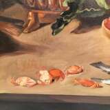 Large Still Life with Fish Oil-on-Canvas in Gilded Frame 152cm x 112cm Other style 19th century г. - фото 10