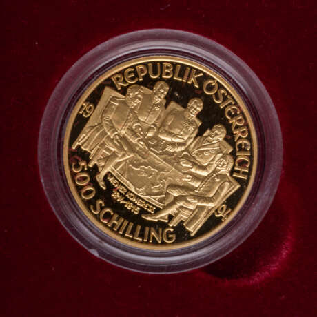 Österreich/GOLD - 3 x 500 Schilling zu je 8 g fein, - photo 3