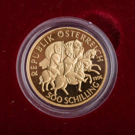 Österreich/GOLD - 3 x 500 Schilling zu je 8 g fein, - photo 4