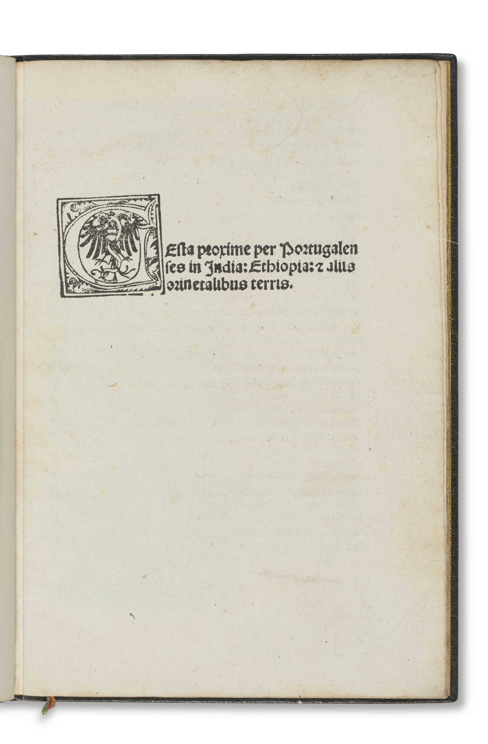 Gesta proxime per Portugalenses in India, Ethiopia, & aliis orientalibus terris Gesta proxime per Portugalenses in India, Ethiopia, & aliis orientalibus terris