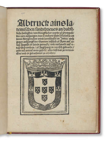 Abtruck ains lateinischen Sandtbrieues ... ausgangen von der eroberten Stadt Malacha - photo 1