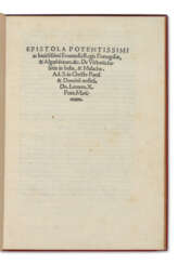 Epistola ... de victoriis habitis in India, et Malacha