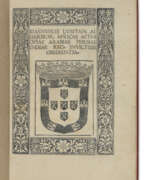 Portugal. Emanuelis Lusitan. Algarbior. Africae Aethiopiae Arabiae Persiae Indiae reg. invictiss. obedientia