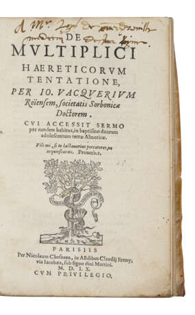 De multiplici hæreticorum tentatione - photo 1