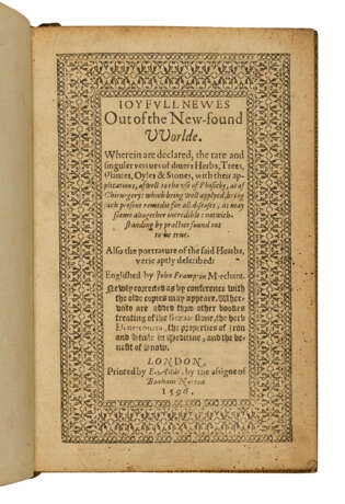 Joyfull Newes Out of the New-found World - Foto 1