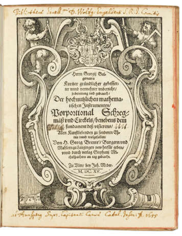 Kurtzer gründlicher gebesserter unnd vermehrter Underricht, zubereitung und gebrauch, der hochnutzlichen mathematischen Instrumenten, Porportional Schregmass und Circkels - фото 3