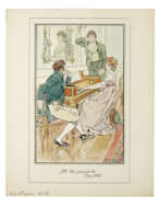 Акварель на бумаге. Original illustrations for Jane Austen's Novels