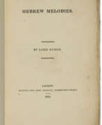 George Gordon Byron. Hebrew Melodies, uncut