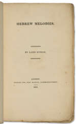 Hebrew Melodies, uncut