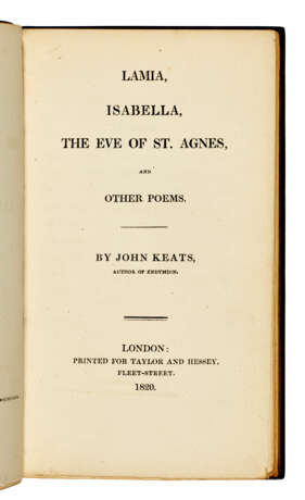 Lamia, Isabella, The Eve of St. Agnes, and Other Poems - фото 1