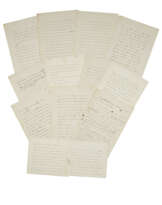 Drafts of his manuscripts on the right of secession