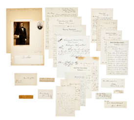 Autographs from Abraham Lincoln's cabinet