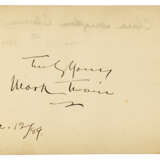 Autograph Book signed by Twain, Stowe, George Griffin and others - фото 1