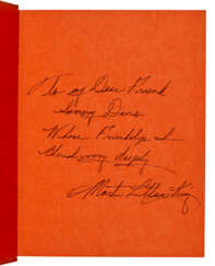 Inscribed to Sammy Davis, Jr.