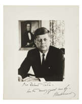 A signed photograph and letter to the Director of Convocations at Yale University