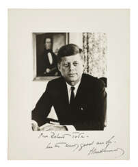 A signed photograph and letter to the Director of Convocations at Yale University
