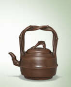 Qianlong-Periode. A RARE YIXING ‘BAMBOO’ TEAPOT