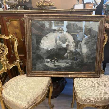 17th Century Grisaille of a Dutch Pastoral Scene Louis XIII - Renaissance 17th century - photo 3