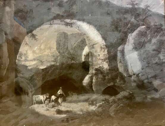 17th Century Grisaille of a Dutch Pastoral Scene Louis XIII - Renaissance 17th century - photo 7