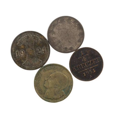 Kurioses Konvolut mit unter anderem etwas GOLD aus Schweiz 10 Franken 1916, - фото 4
