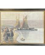 Overview. Fish Market by A. Baumgartner (Austrian, 19th Century)