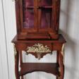 Restored antique display case with beautiful bronze elements - One click purchase