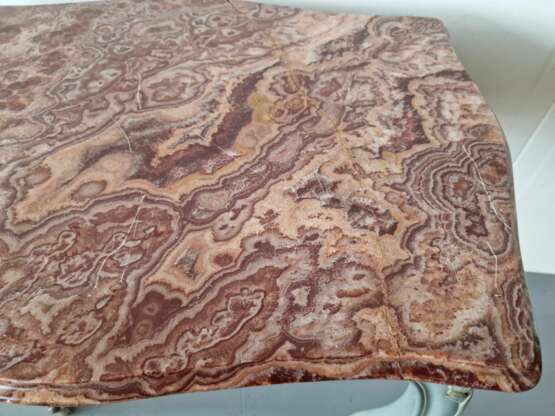 Belle table avec plateau en marbre Marmor Early 20th century - Foto 4