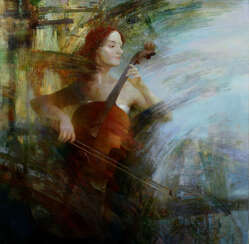 A cellist.